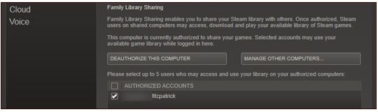 Share Games On Steam step 3