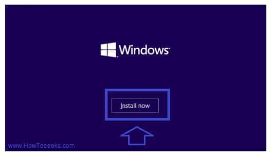 Windows 10 Installation step 2