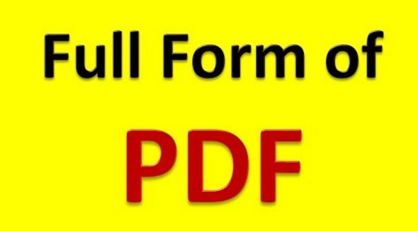 pdf full form in hindi