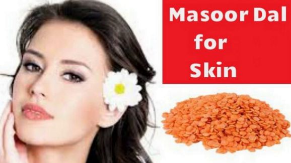 masoor dal for skin