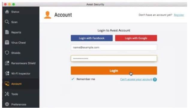My Avast Login To Access Account
