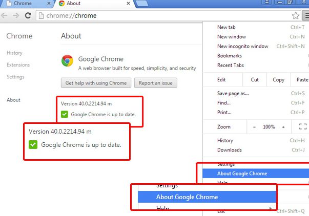 Update- Chrome Browser