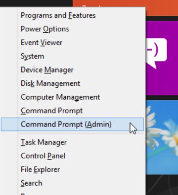 command prompt as administrator